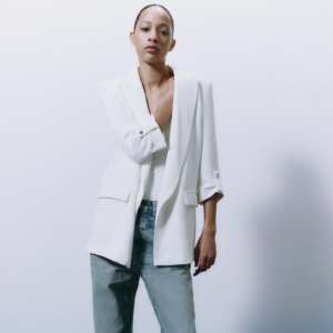 ✨👚 Veste Zara à Manches Retroussées 👚✨