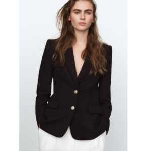 ✨👚 Blazer Zara Ajusté avec Épaulettes 👚✨