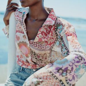 🎨 Chemise Patchwork ZARA – Style, Couleurs & Caractère !