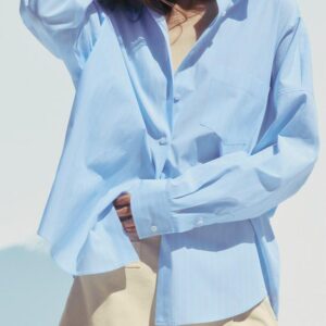 💙 Chemise Oversize à Rayures – Zara ZW Collection
