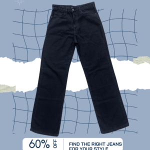 🖤 Jean Droit Noir – ZARA Must-Have Chic & Cool !